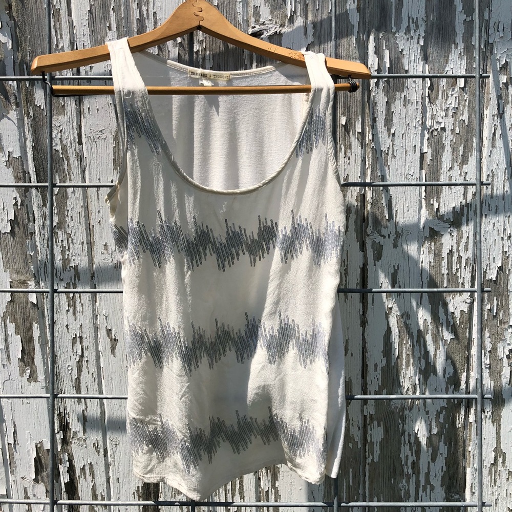 Threads for Thought sequin tank top